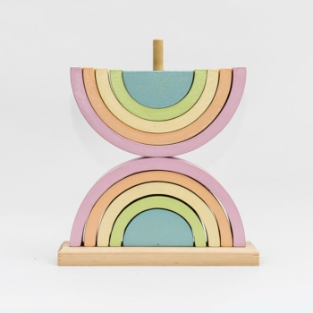 Arcoiris Ensartado 14 Pastel